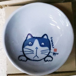 やんちゃ猫シリーズ・小皿・Sakon1