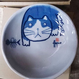 やんちゃ猫シリーズ・小皿・Sakon2